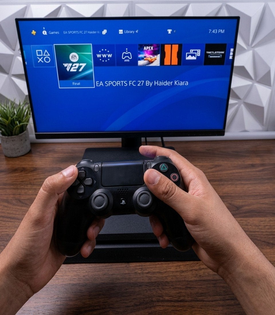 PS4 Slim 1TB met FC 27 en 10+ topgames