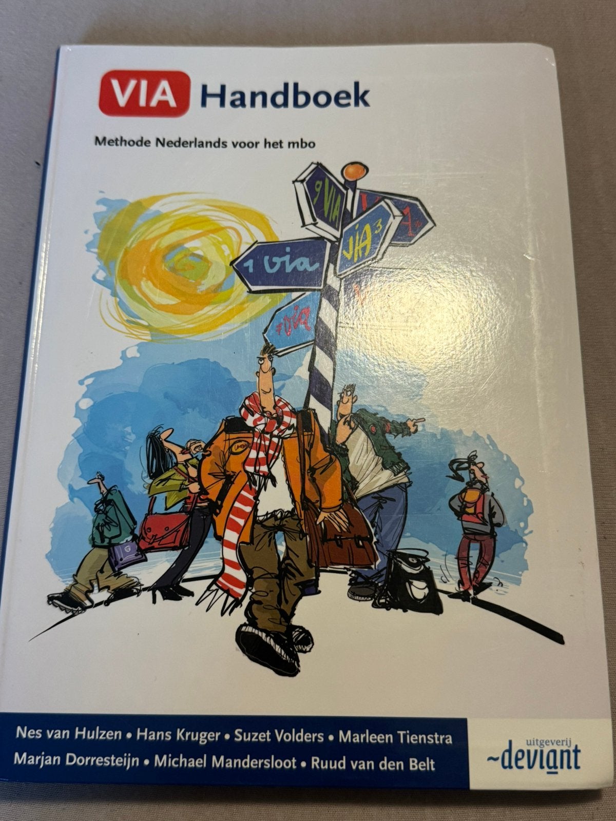 VIA handboek Nederlands - Uitgeverij Deviant, Ophalen of Verzenden, Zo goed als nieuw, Nederlands