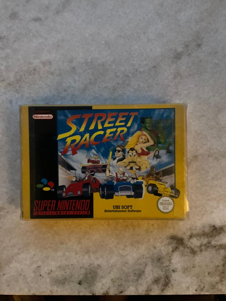 Street Racer – Super Nintendo SNES PAL EUR – Compleet  (CIB), Racen en Vliegen, 2 spelers, Ophalen of Verzenden, Zo goed als nieuw