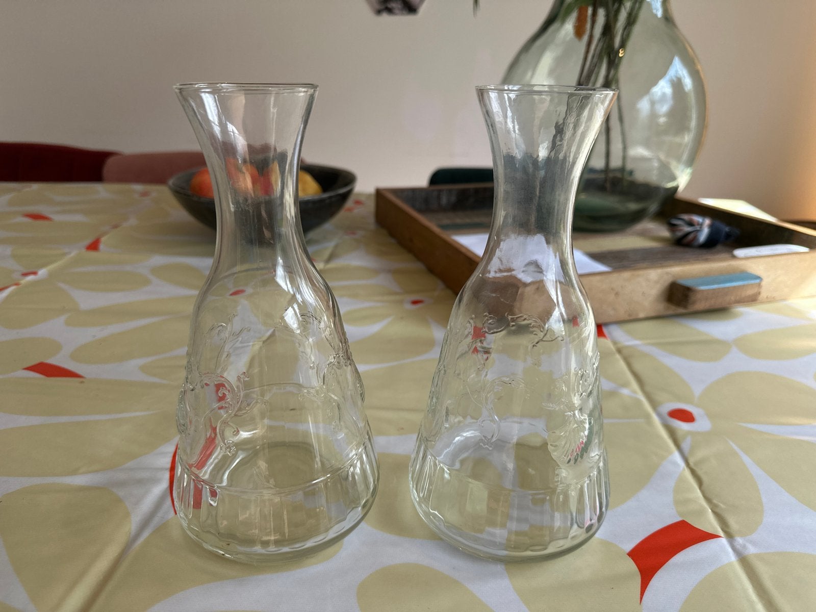 Set van 2 glazen karaffen voor wijn of water, Ophalen