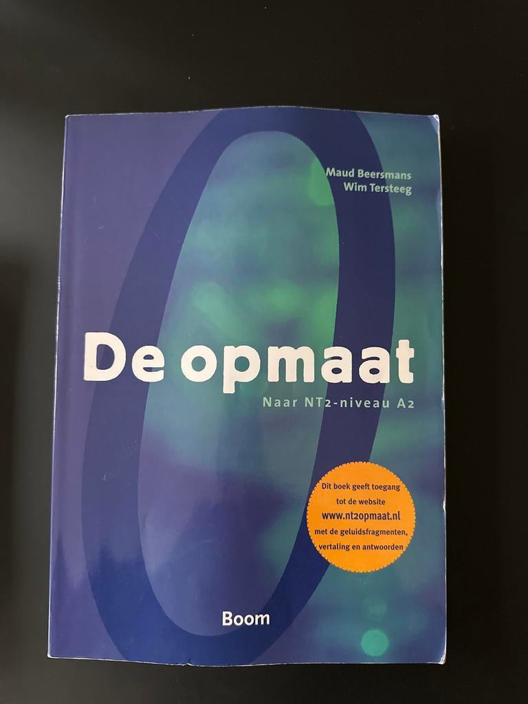 De opmaat NT2-niveau A2, Boeken, Ophalen of Verzenden, Alpha, Gelezen, Overige niveaus