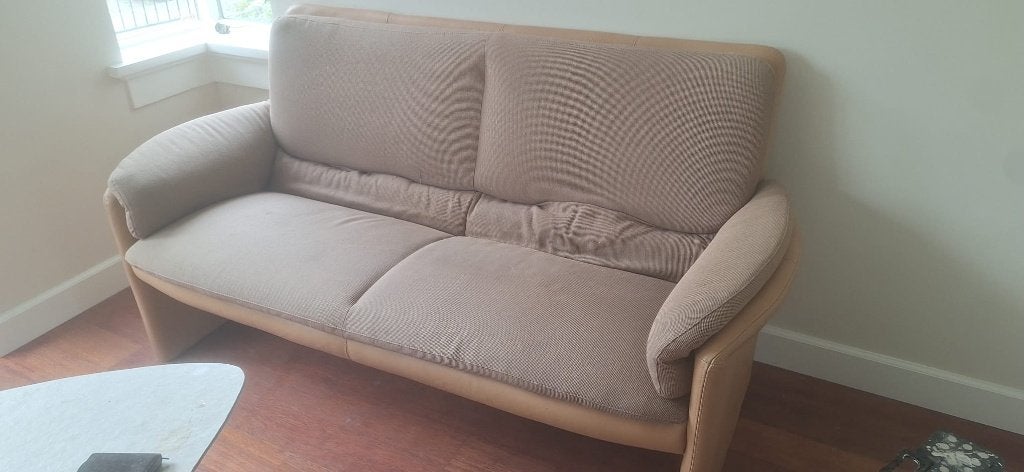 Gratis Leolux bank, Ophalen, Gebruikt, 75 tot 100 cm, Tweepersoons
