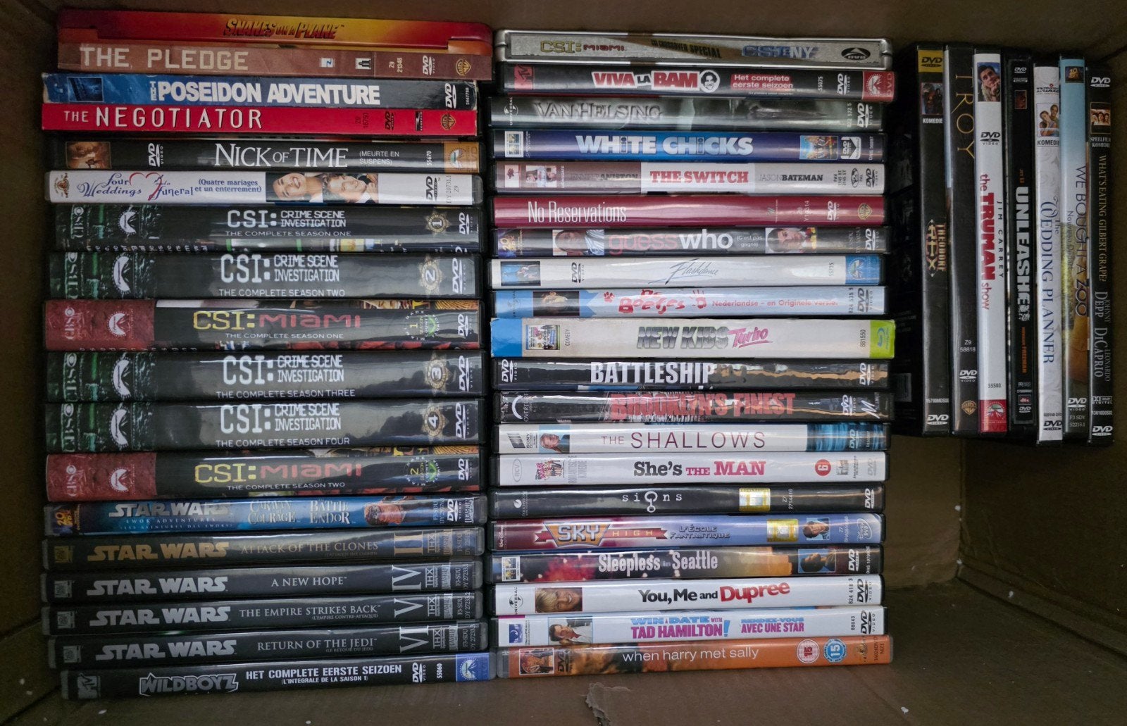 Grote collectie diverse DVD's, Ophalen, Gebruikt, Alle leeftijden, Nederlands