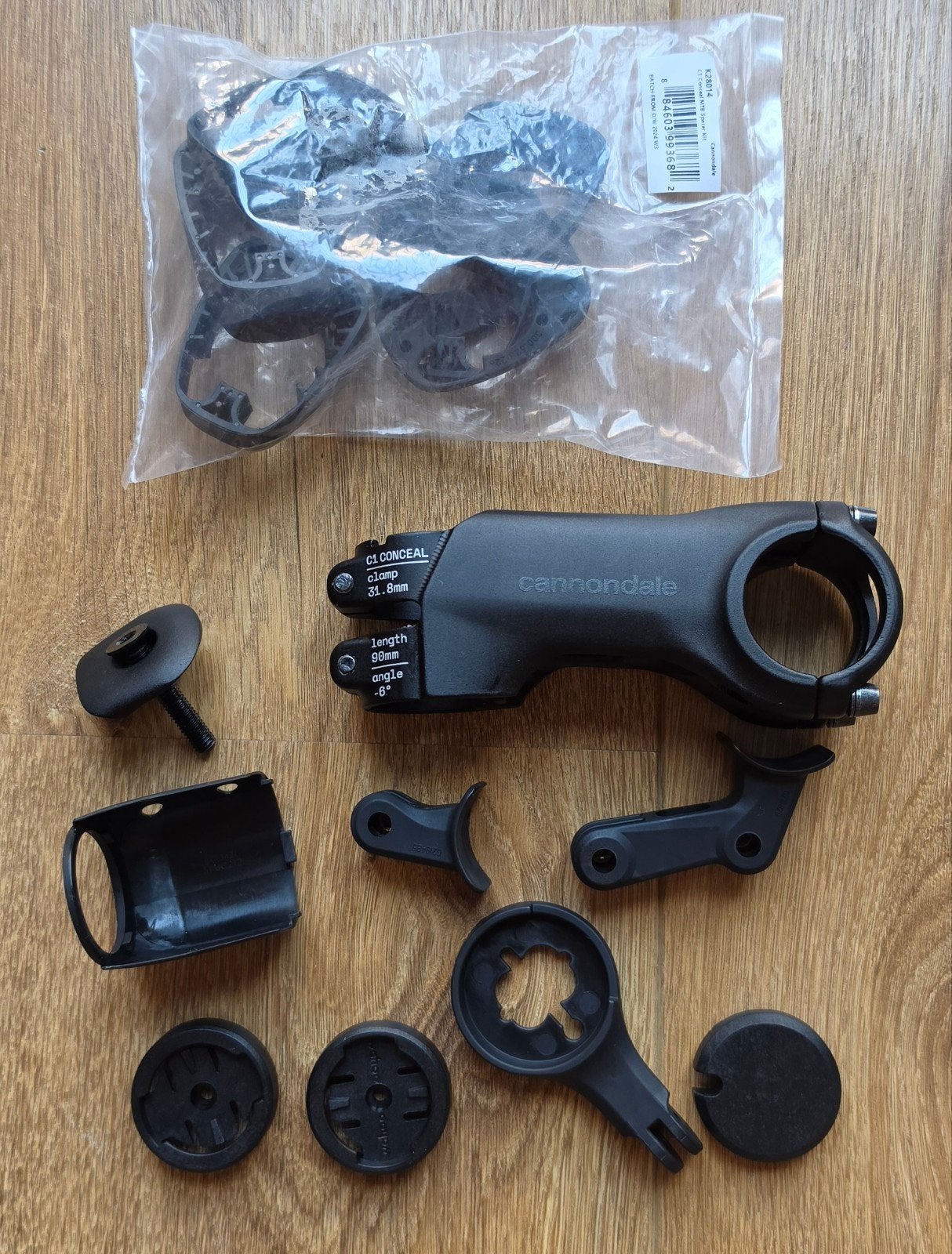 Cannondale Conceal C1 Stuurpen 90mm met computerhouder, Stuur, Nieuw, Ophalen of Verzenden, Cannondale