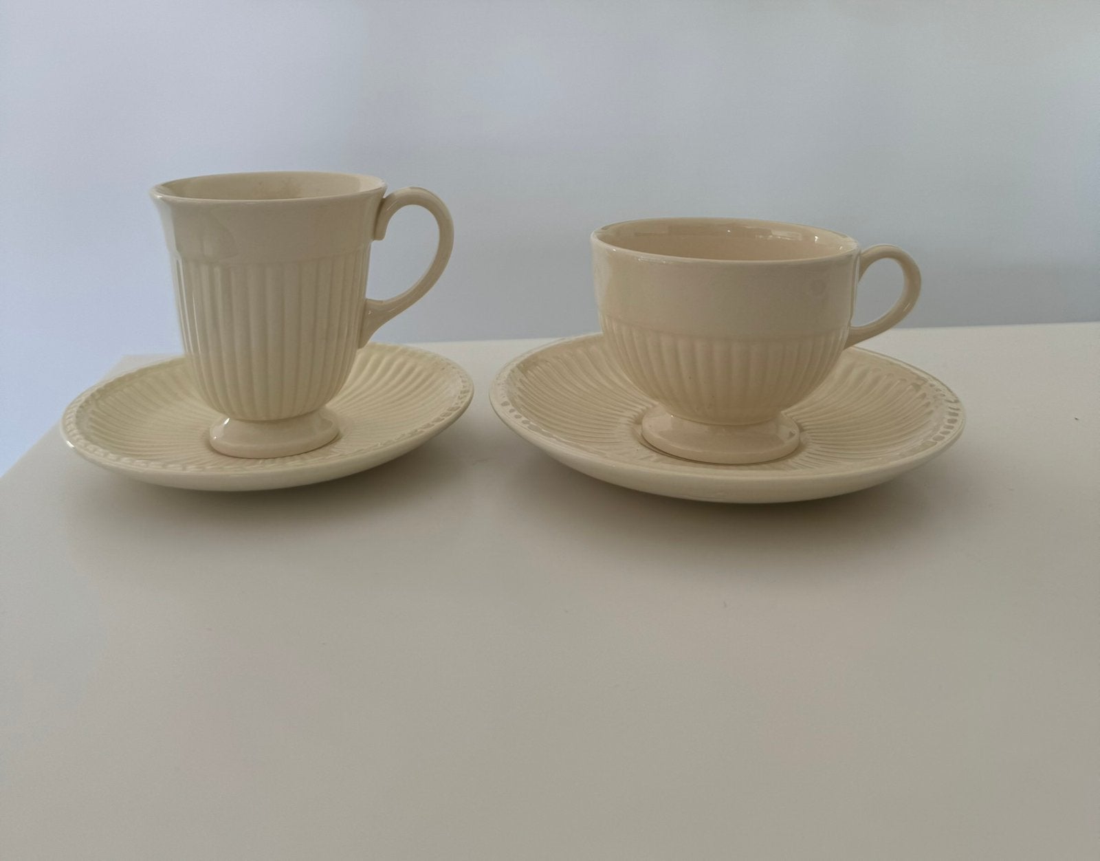 2 x Wedgwood Edme koffiekop & schotel, Ophalen, Nieuw, Kop(pen) en/of Schotel(s), Wedgwood