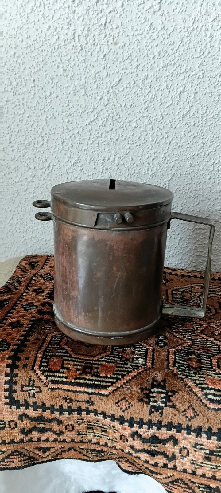 Vintage Koperen Collectebus / Spaarpot - Spaarbus, Ophalen of Verzenden