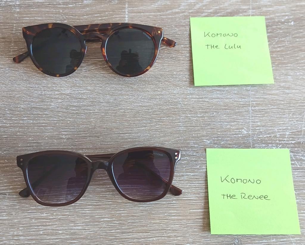 Merk Komono model the Lulu & the Renee Zonnebril dames bril, Overige merken, Zonnebril, Bruin, Ophalen of Verzenden