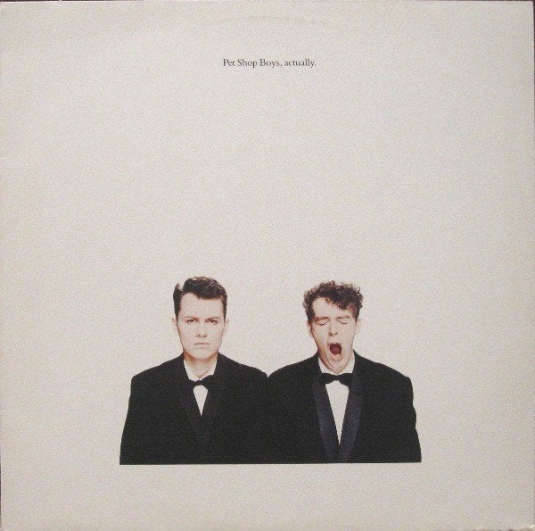 LP - Pet Shop Boys ‎– Actually, LP, Gebruikt, Pop, Ophalen of Verzenden