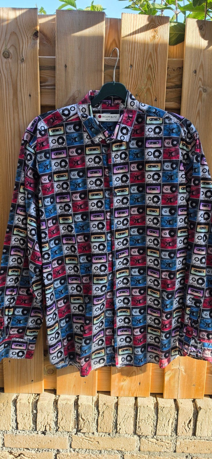 Uniek Wolff Blitz overhemd XXL (valt als XL), Meerkleurig, Ophalen of Verzenden, Halswijdte 43/44 (XL), Wolff Blitz