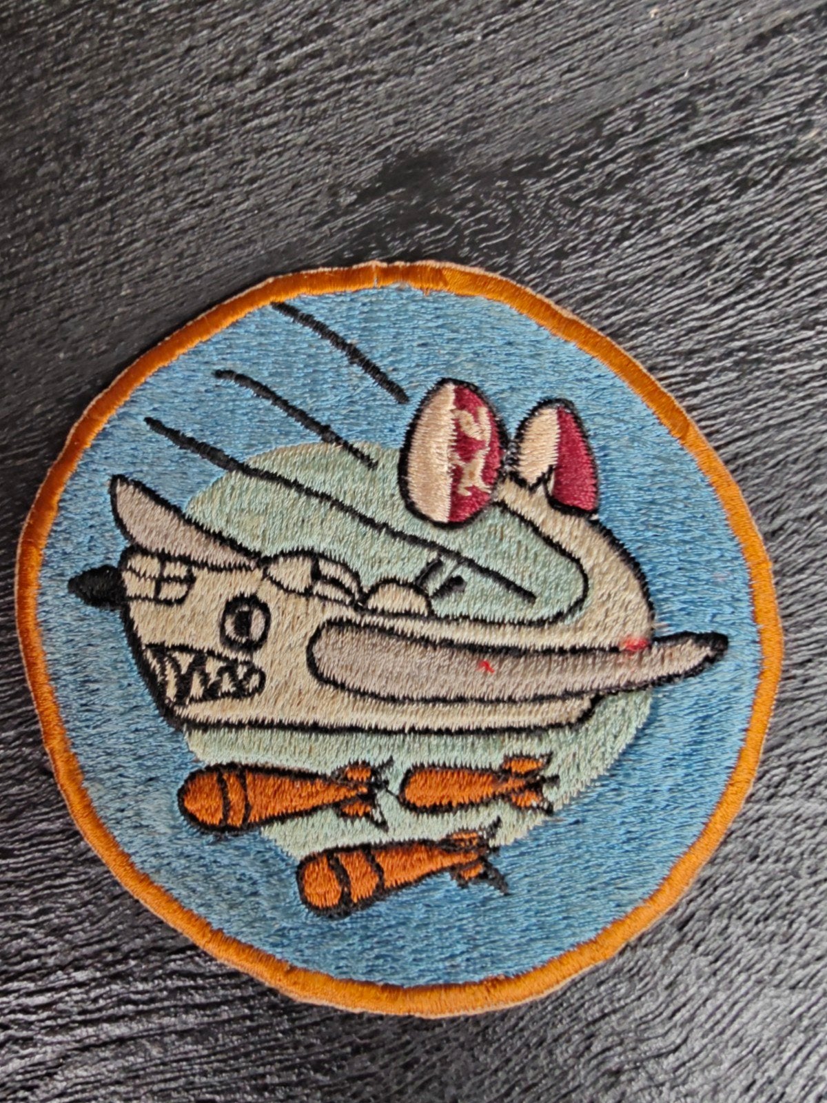 Remake WW2 US Army Air Force 320 Bomb Squadron Patch 90th Bo, Ophalen of Verzenden, Luchtmacht, Amerika, Embleem of Badge