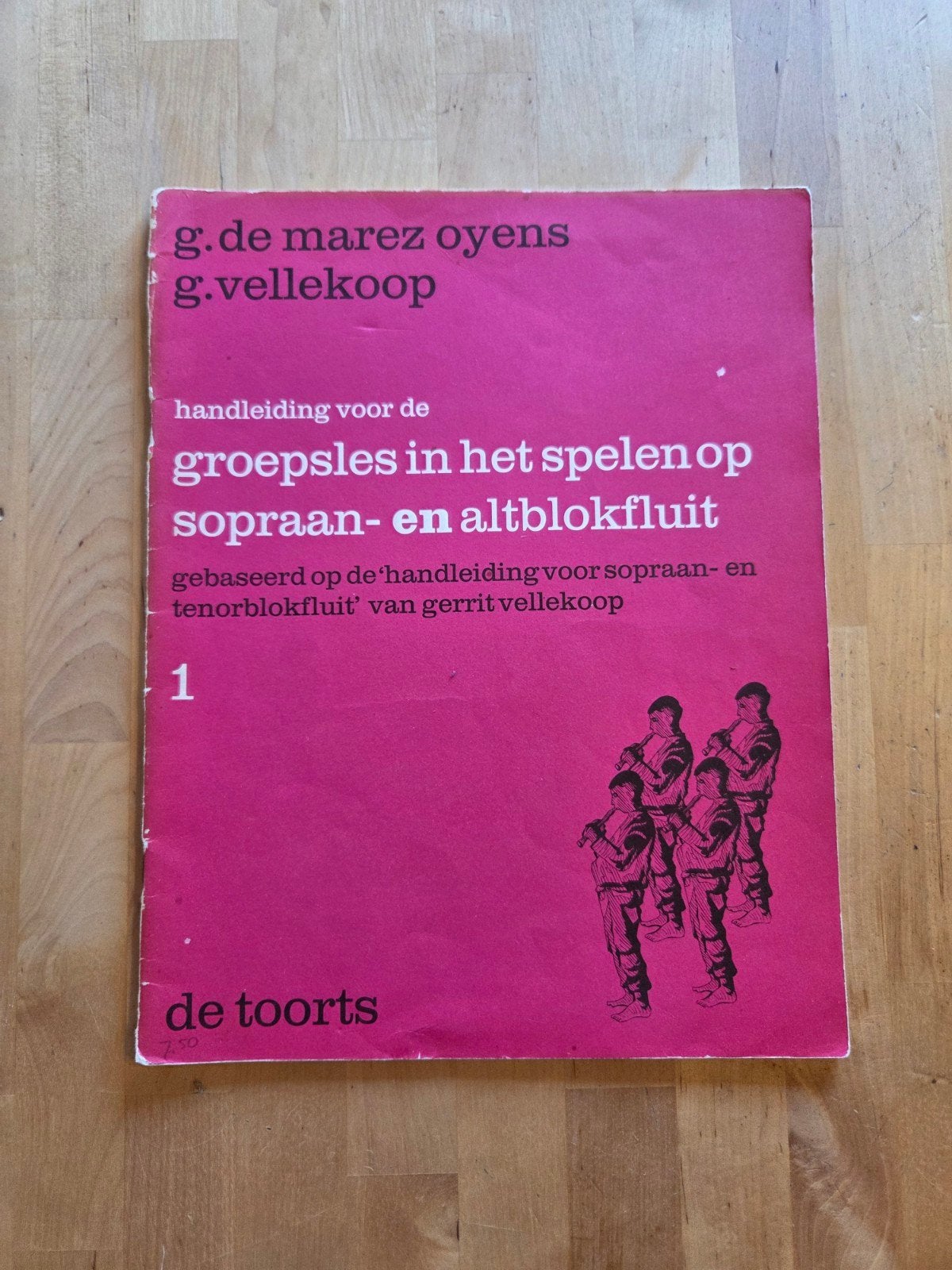 Handleiding Groepsles Sopraan- en Altblokfluit - De Toorts, Verzenden, Gebruikt, Les of Cursus, Blokfluit