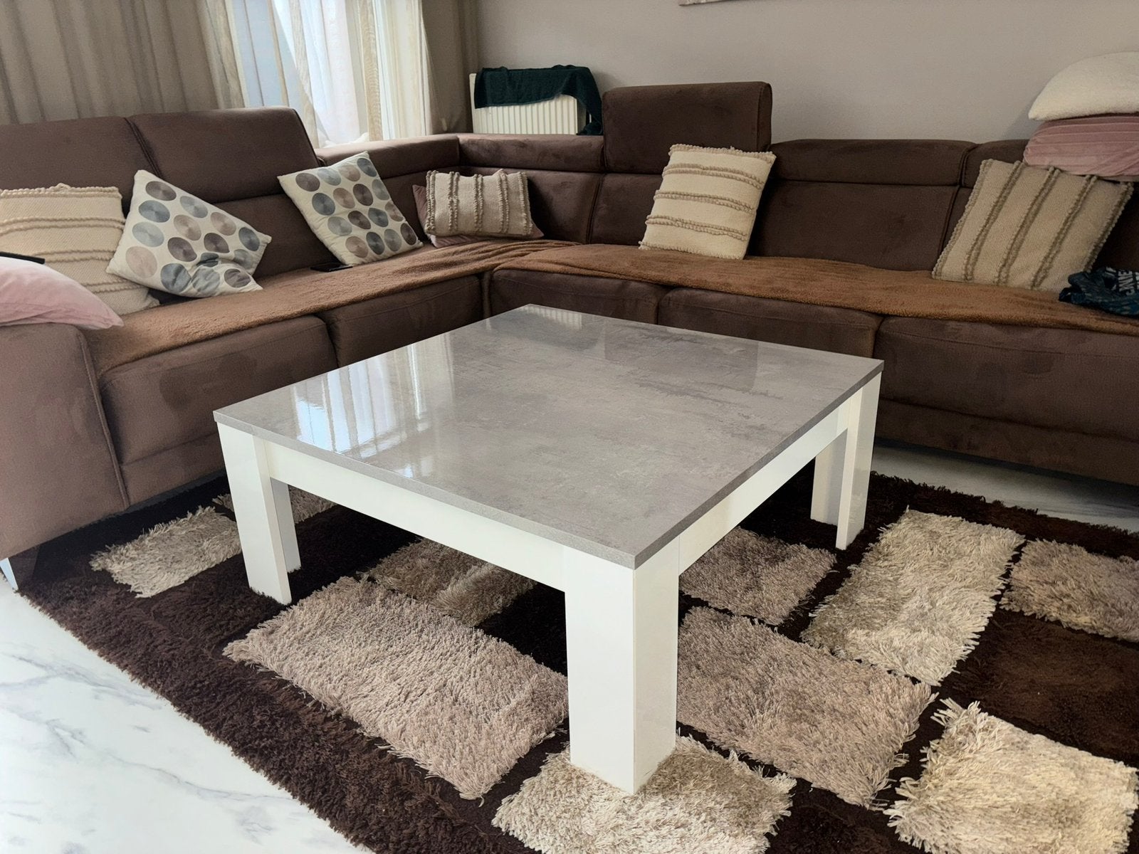 Complete Meubelset Marmer/Wit uitverkoop!, Ophalen, Zo goed als nieuw, Minder dan 100 cm, 25 tot 50 cm