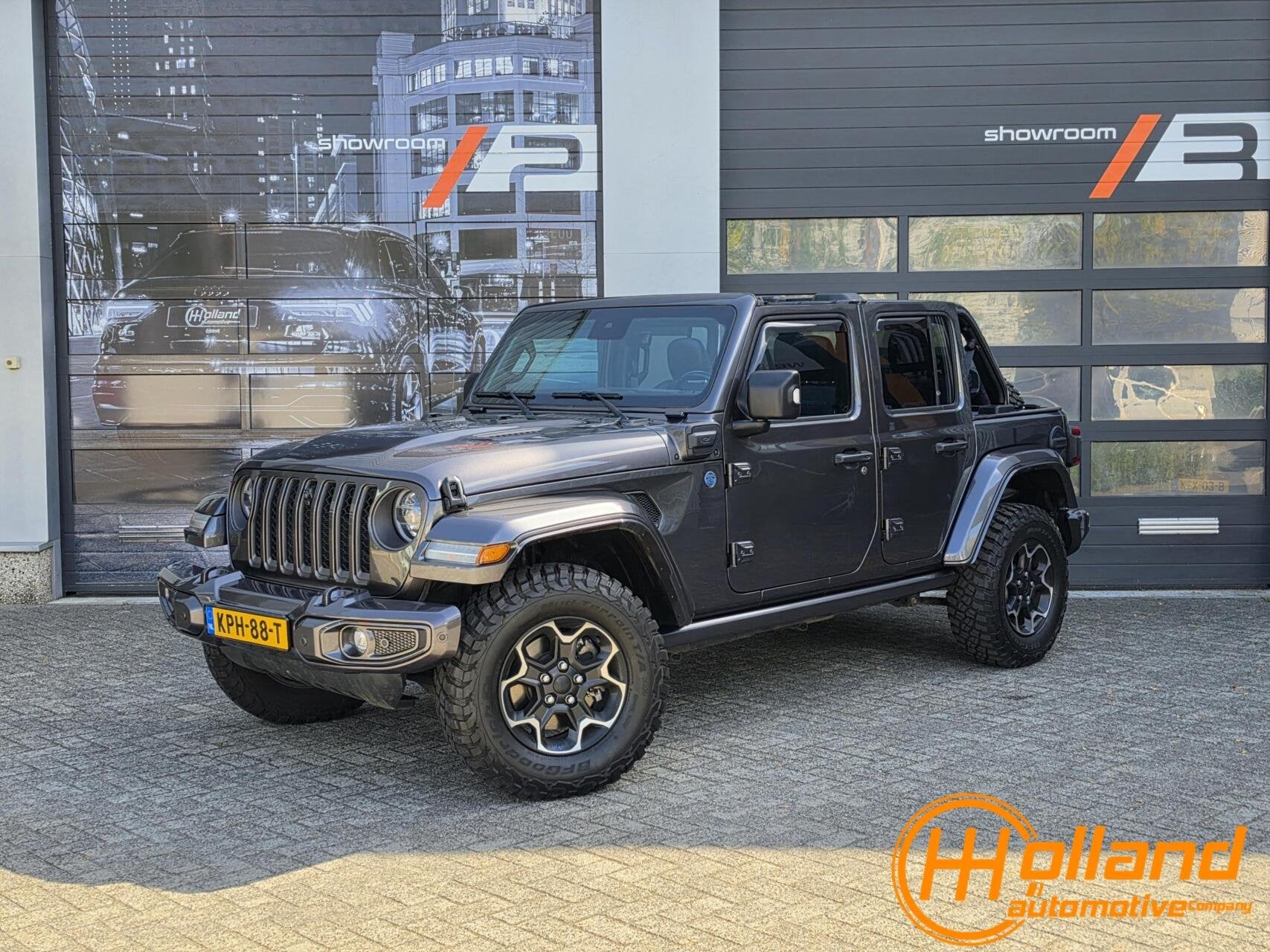 Jeep Wrangler Unlimited 4xe 380 Rubicon|BRUTE|ACC|NAVI|STOEL, Auto's, Automaat, 4 cilinders, 23 km/l, Leder