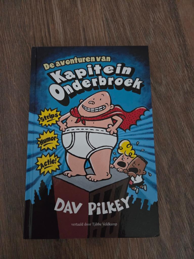 Kapitein Onderbroek: Avonturen voor lollige jongens, Ophalen of Verzenden, Zo goed als nieuw, Dav Pilkey, Fictie
