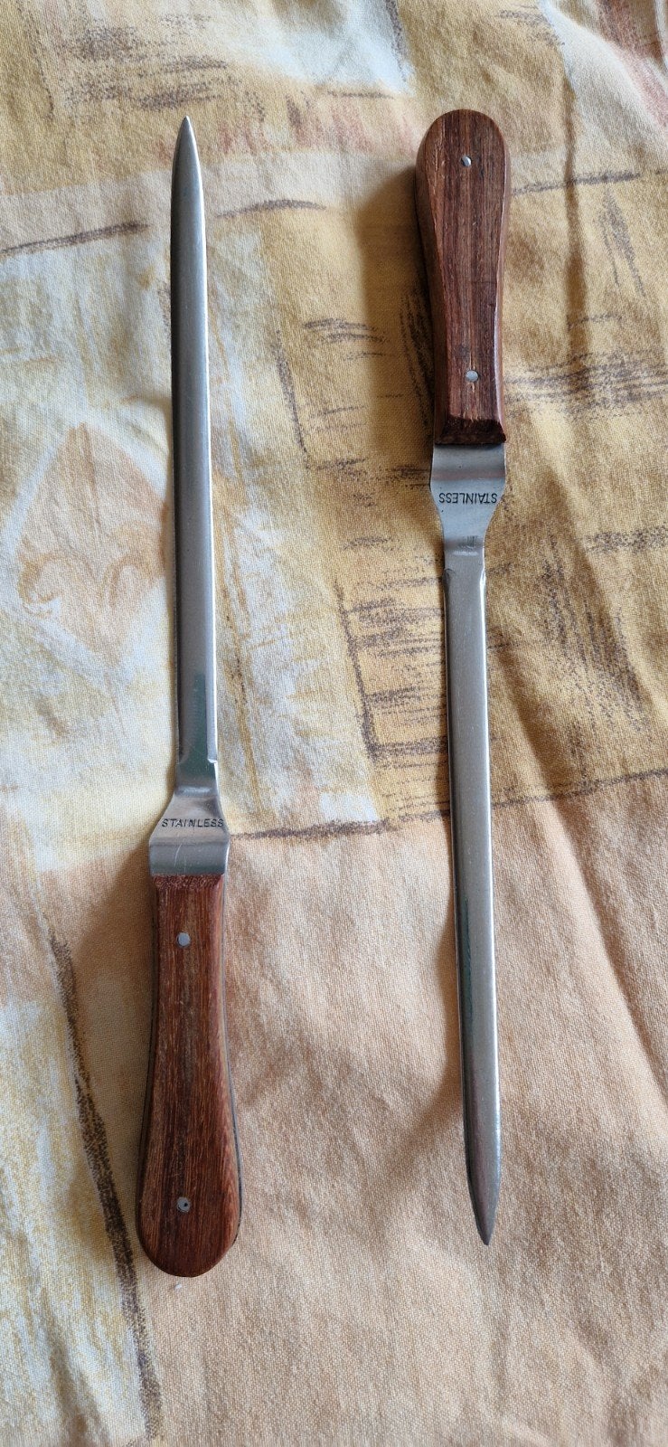 Vintage briefopeners met houten handvat, Antiek en Kunst, Ophalen of Verzenden
