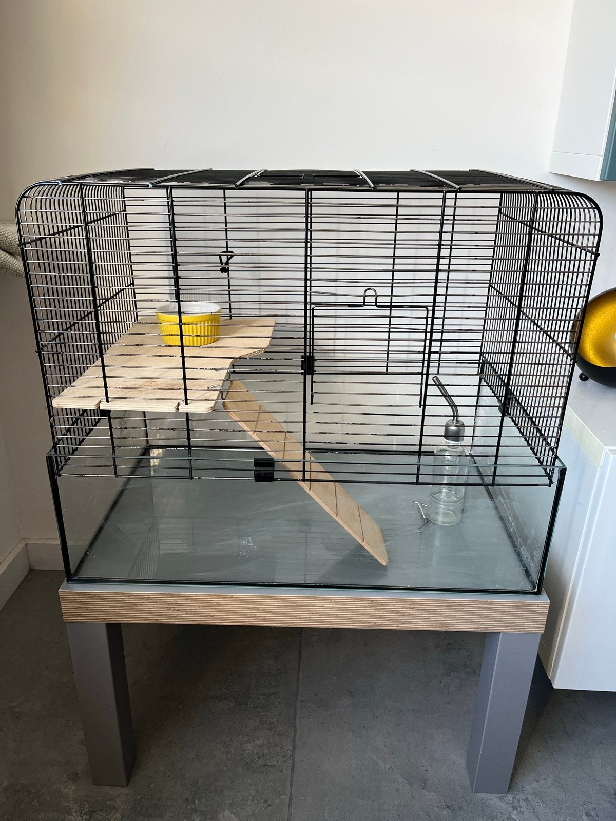 Hamsterkooi, Dieren en Toebehoren, Kooi, Gebruikt, Minder dan 75 cm, Ophalen