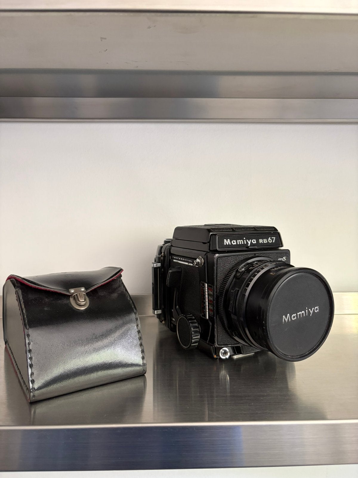 Mamiya RB67 Pro S + Sekor C 127mm f/3.8 + Prism Finder, Ophalen, Gebruikt, Overige Merken, Geen optische zoom