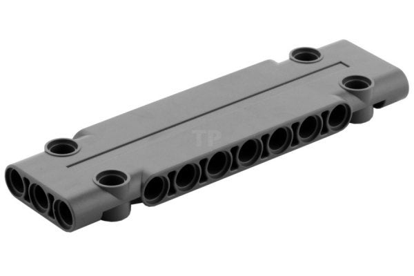 16 technic Lego paneel plaat 1x3x11 donkergrijs