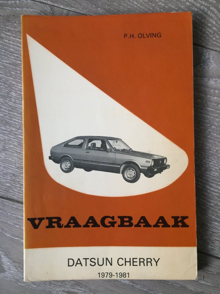 Vraagbaak Datsun Cherry N10 1979-1981 P.H. Olving, Ophalen of Verzenden