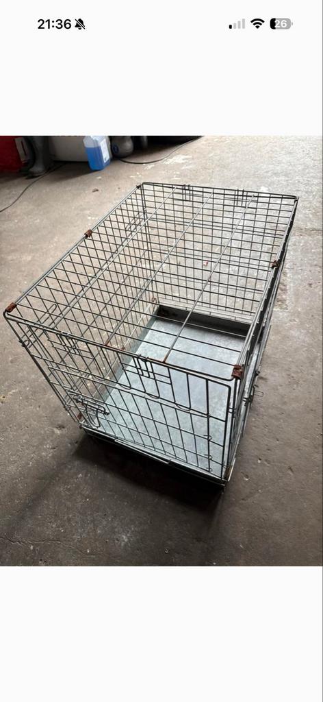 Honden bench, Dieren en Toebehoren, Ophalen, Gebruikt