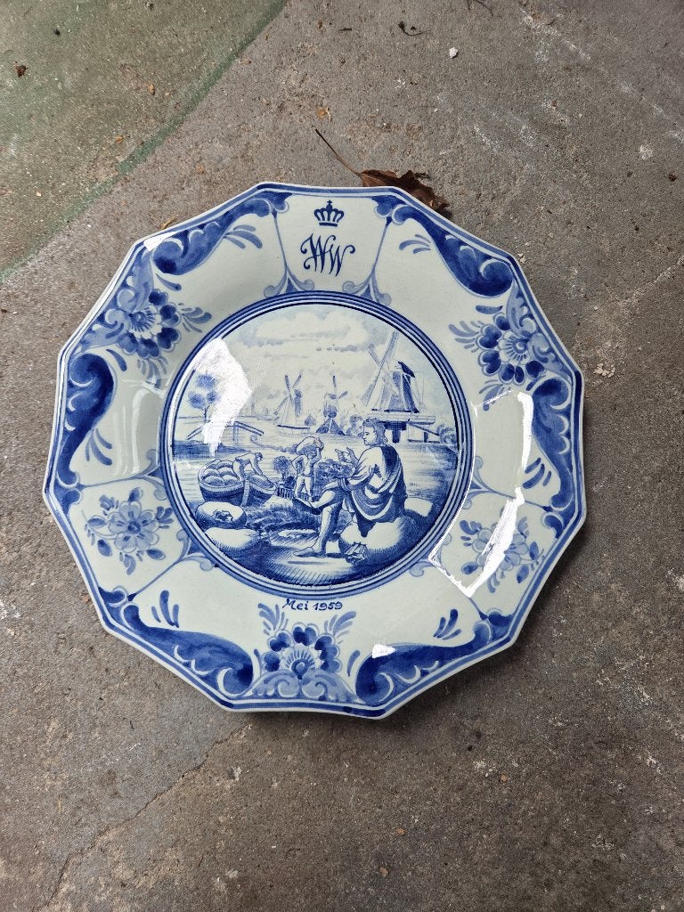 Delfts bord, Ophalen of Verzenden