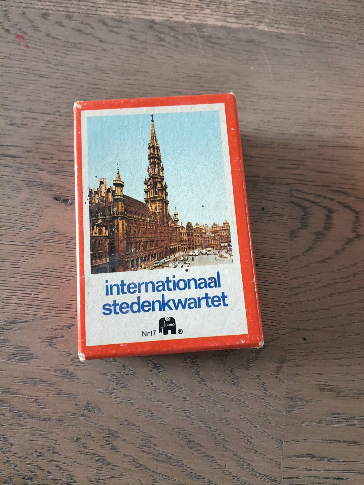 Jumbo Internationaal Stedenkwartet Nr.17 - Vintage Kaartspel, Ophalen of Verzenden