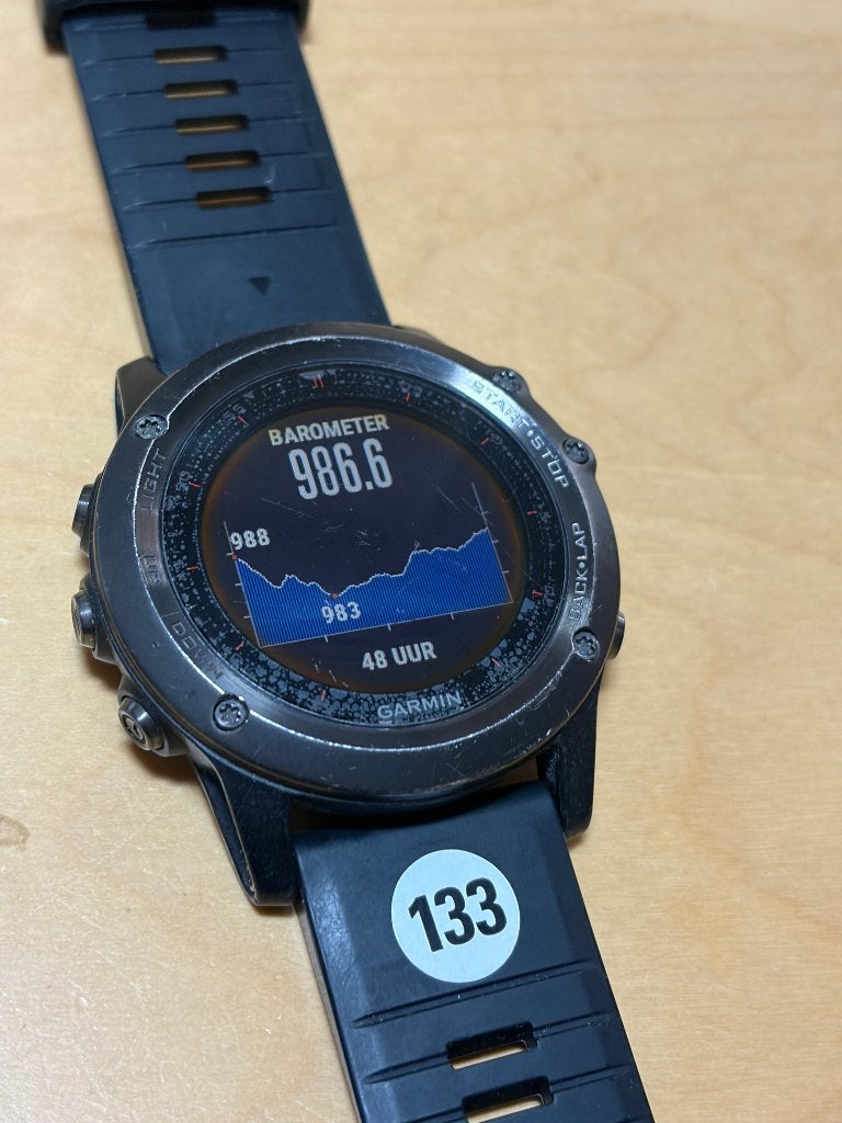 Garmin Fenix 3 (GPSinruil-nr 133), Gebruikt, Bramenberg 9, Zwart, Garmin