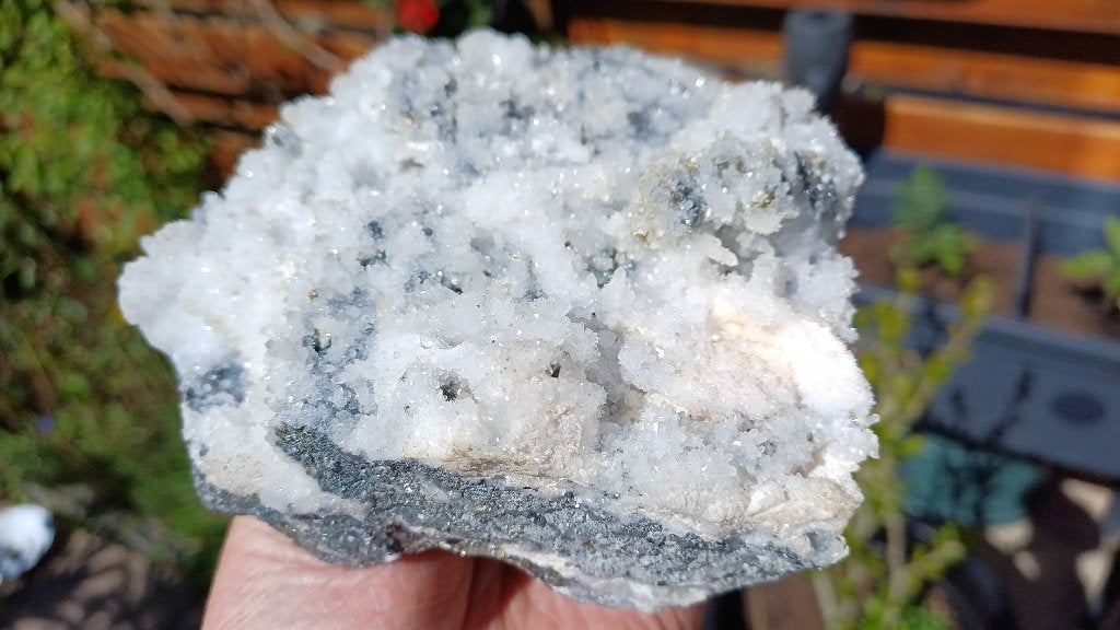 2.4 Kwarts (2 srt) Chalcopyriet Sfaleriet Madan Bulgarije, Ophalen of Verzenden, Mineraal