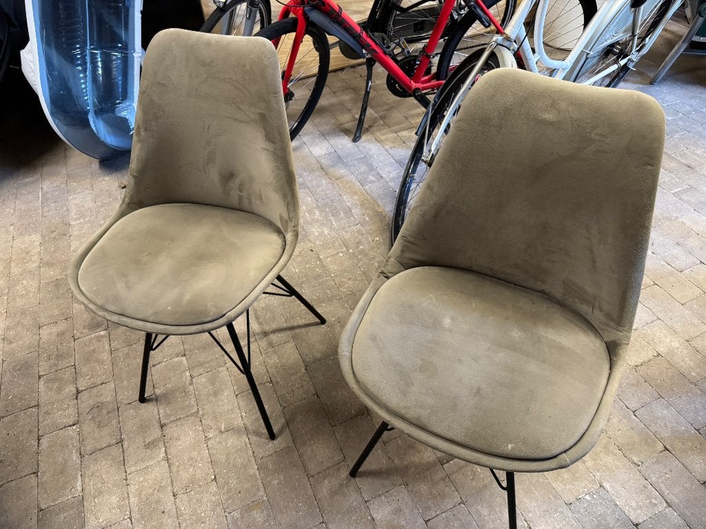 Eettafel stoelen Kick, Huis en Inrichting, Stoelen, Ophalen, Gebruikt, Twee, Overige kleuren