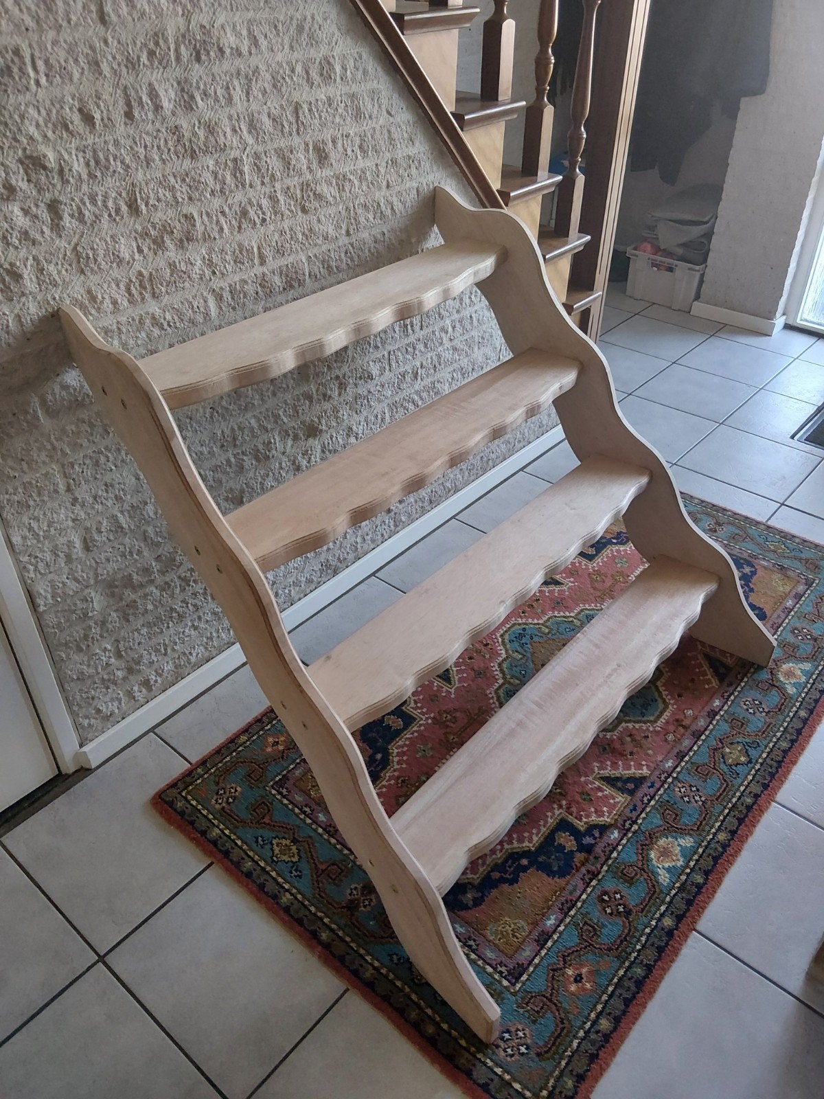 meranti trap antieke woonwagen, Ophalen of Verzenden