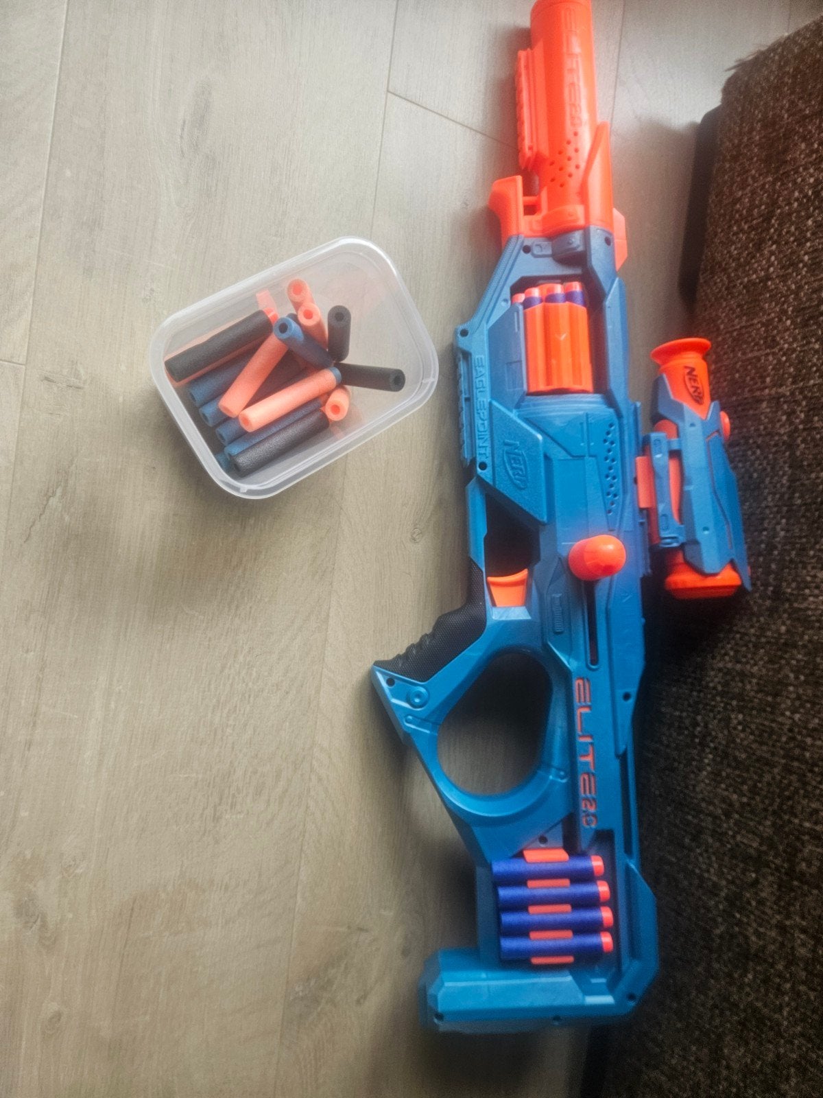 Nerf Elite 2.0 Eaglepoint RD-8 Blaster met Darts, Ophalen of Verzenden, Gebruikt, Jongen of Meisje