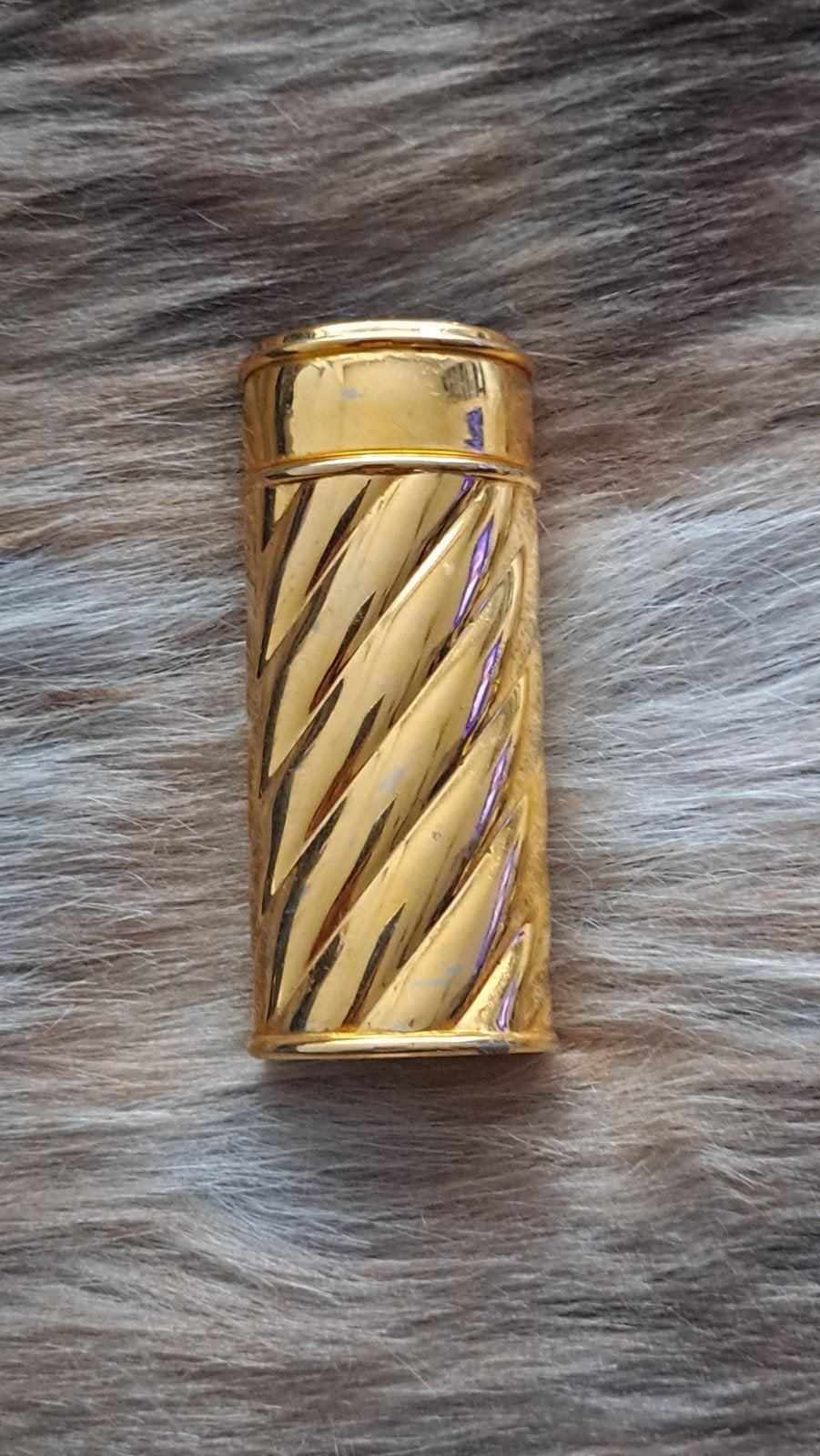 Boucheron Paris goudkleurige parfum tasverstuiver, Ophalen of Verzenden, Gebruikt