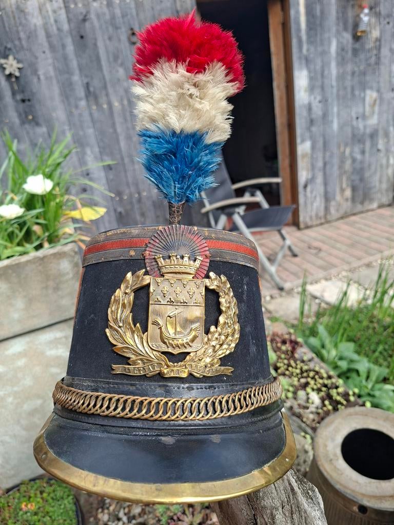 Shako franse garde republicaine m1885, Ophalen of Verzenden, Landmacht, Overige gebieden