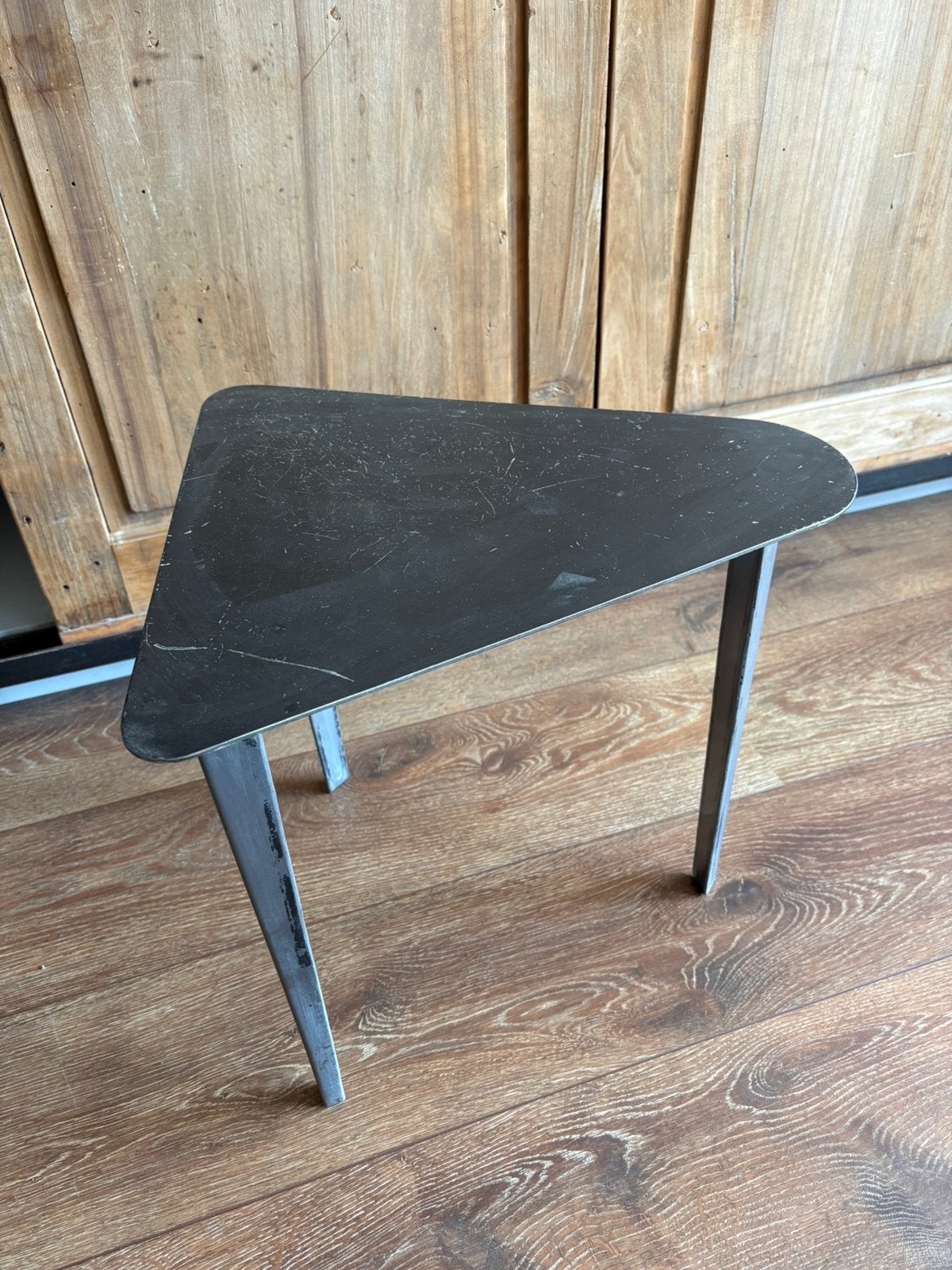 Stalen bijzettafel, Ophalen, Rond, Minder dan 50 cm