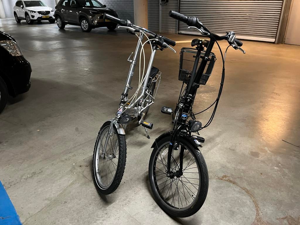 Set van 2 opvouwbare fietsen - ideaal voor stad en camping, Fietsen en Brommers, Fietsen | Vouwfietsen, Overige merken, 20 inch of meer