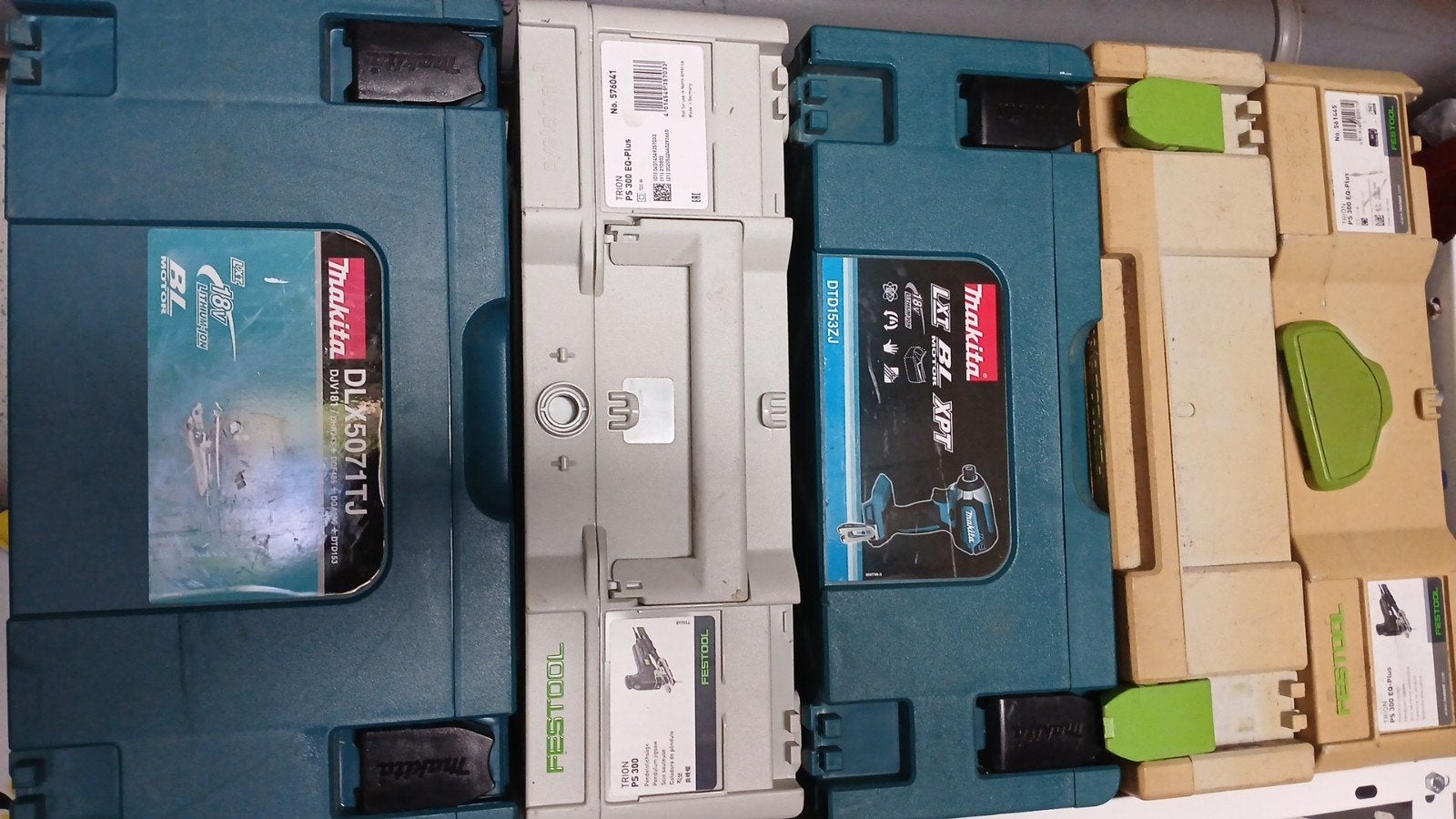 5x festo en makita koffers, Doe-het-zelf en Verbouw, Gereedschapskisten, Ophalen