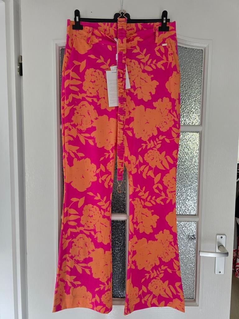 Nieuwe broek travel L maicazz neon roze oranje, Ophalen of Verzenden, Nieuw, Oranje, Lang