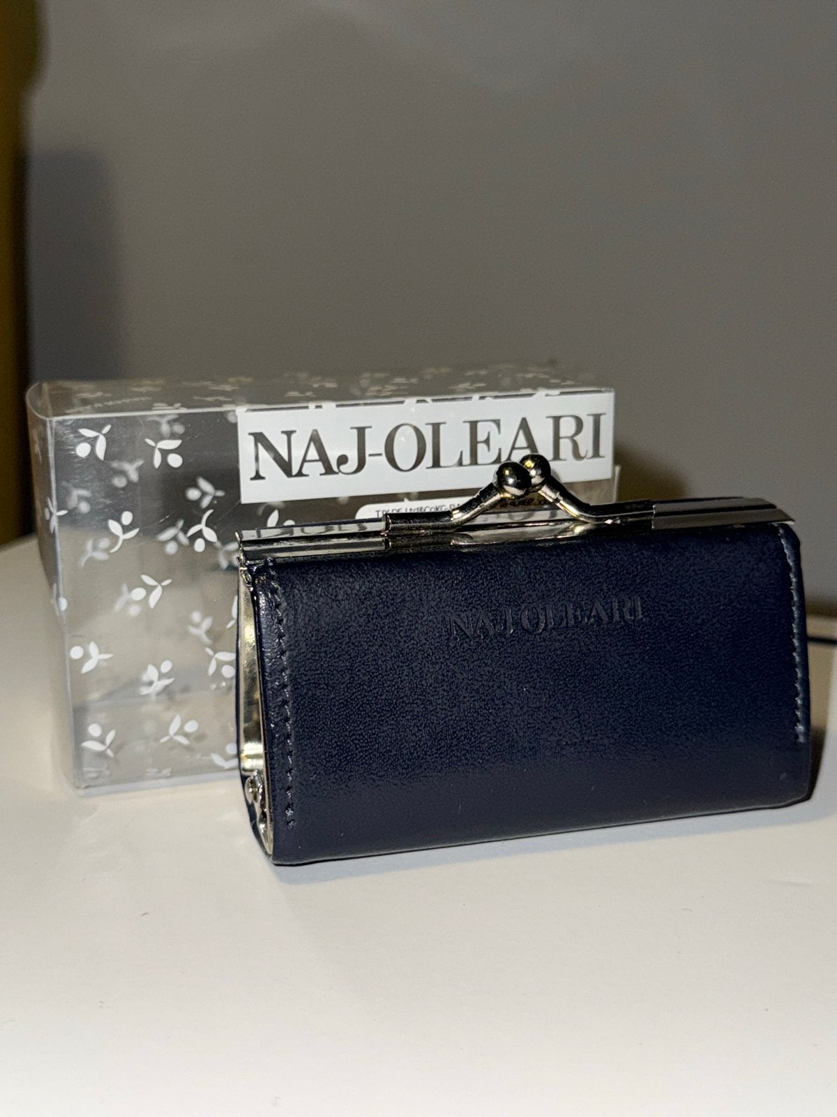NAJ-OLEARI Sleuteletui / Portemonnee - Donkerblauw, Overige merken, Blauw, Nieuw, Ophalen of Verzenden