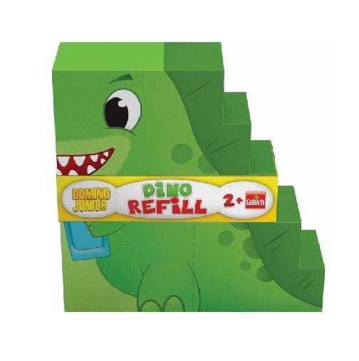 Goliath -  Domino Junior Dino Refill 30 Dominostenen - NIEUW, Ophalen of Verzenden, Nieuw, Overige merken