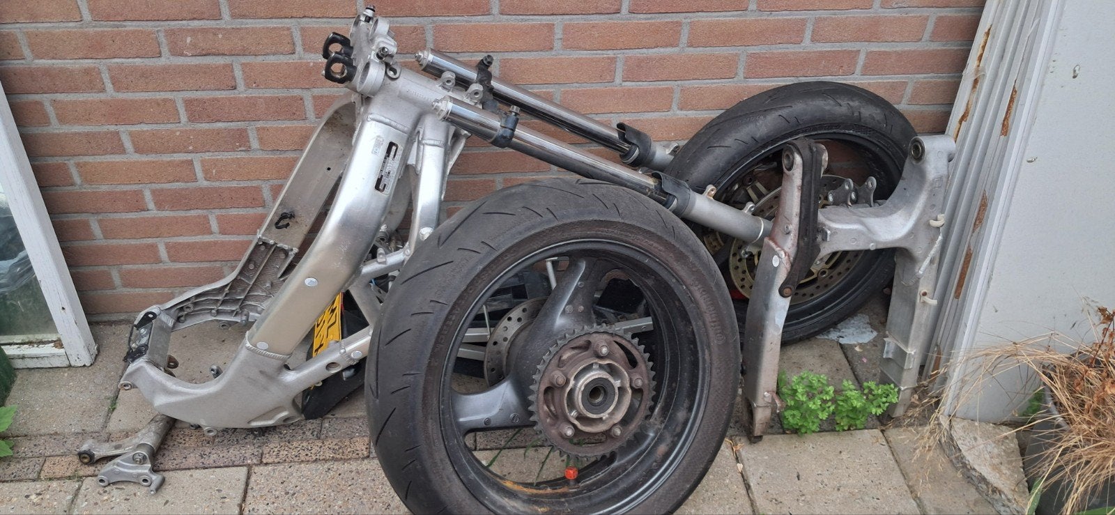 Frame Honda VTR 1000F met kenteken, Motoren, Ophalen, Gebruikt