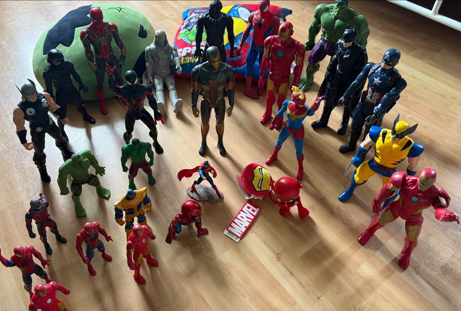 Grote collectie Marvel en DC actiefiguren, Ophalen of Verzenden, Gebruikt