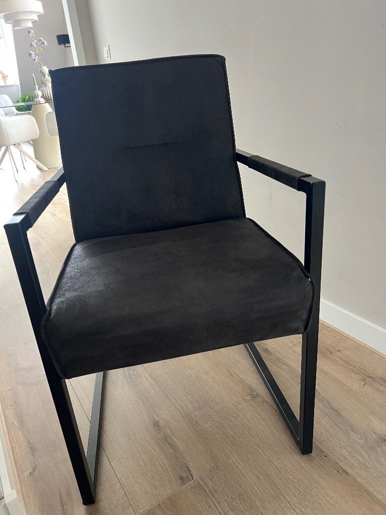 Stoelen, Ophalen, Gebruikt, Vier, Metaal