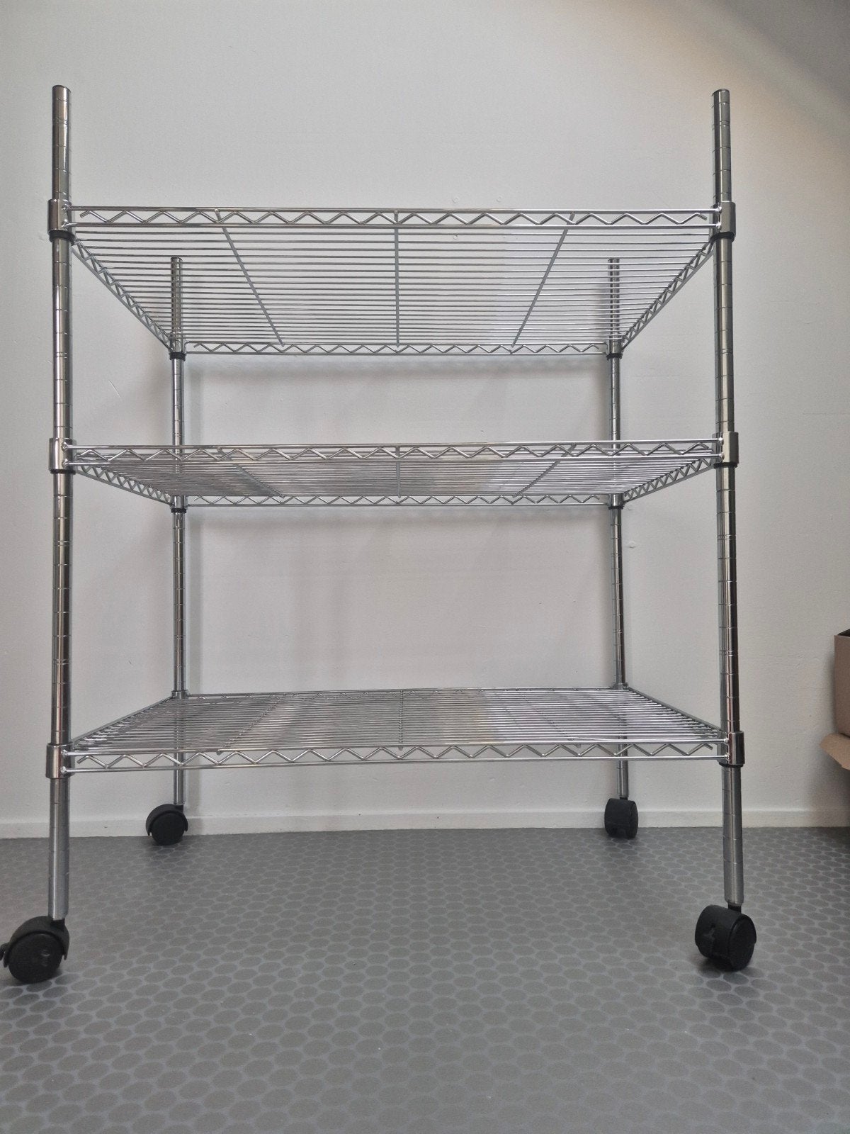 Metalen voorrraadrek,trolley op wieltjes, Huis en Inrichting, Ophalen
