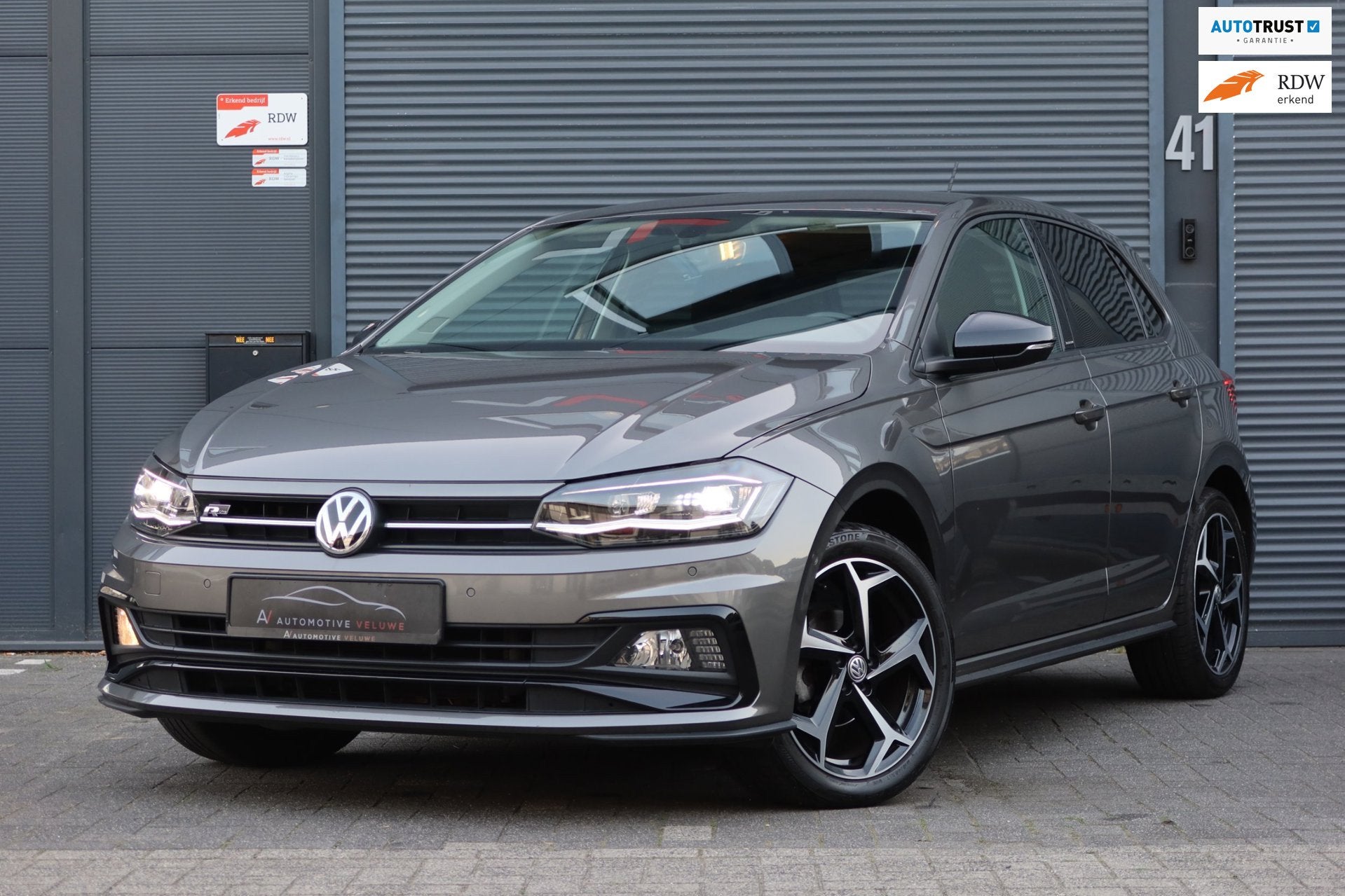 Volkswagen Polo 1.0 TSI R-Line IQ.Drive LED|ACC|Carplay|Digi, Auto's, Volkswagen, Automatische klimaatregeling, Stof, Gebruikt