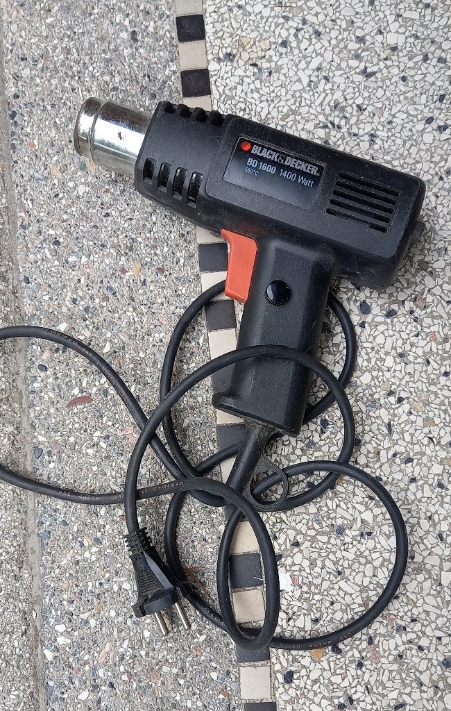 Electrische Black & Decker verf föhn verfstripper, Ophalen of Verzenden, Gebruikt