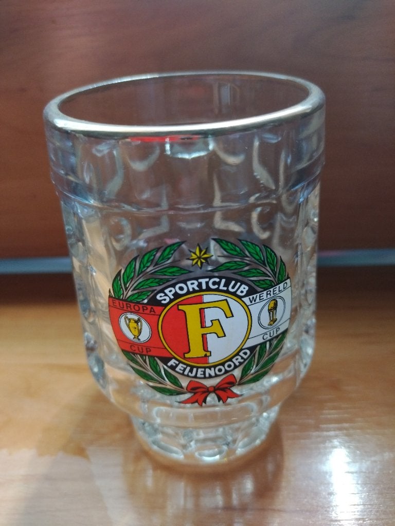 Feyenoord glas, Ophalen of Verzenden, Zo goed als nieuw, Feyenoord, Overige typen
