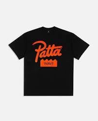 Nieuw exclusief Patta Waves T-shirt maat L, Maat 52/54 (L), Zwart, Nieuw, Ophalen of Verzenden