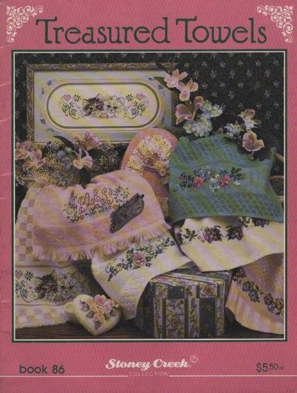 stoney creek book 86 treasured towels counted, Ophalen of Verzenden, Zo goed als nieuw, Handborduren, Patroon