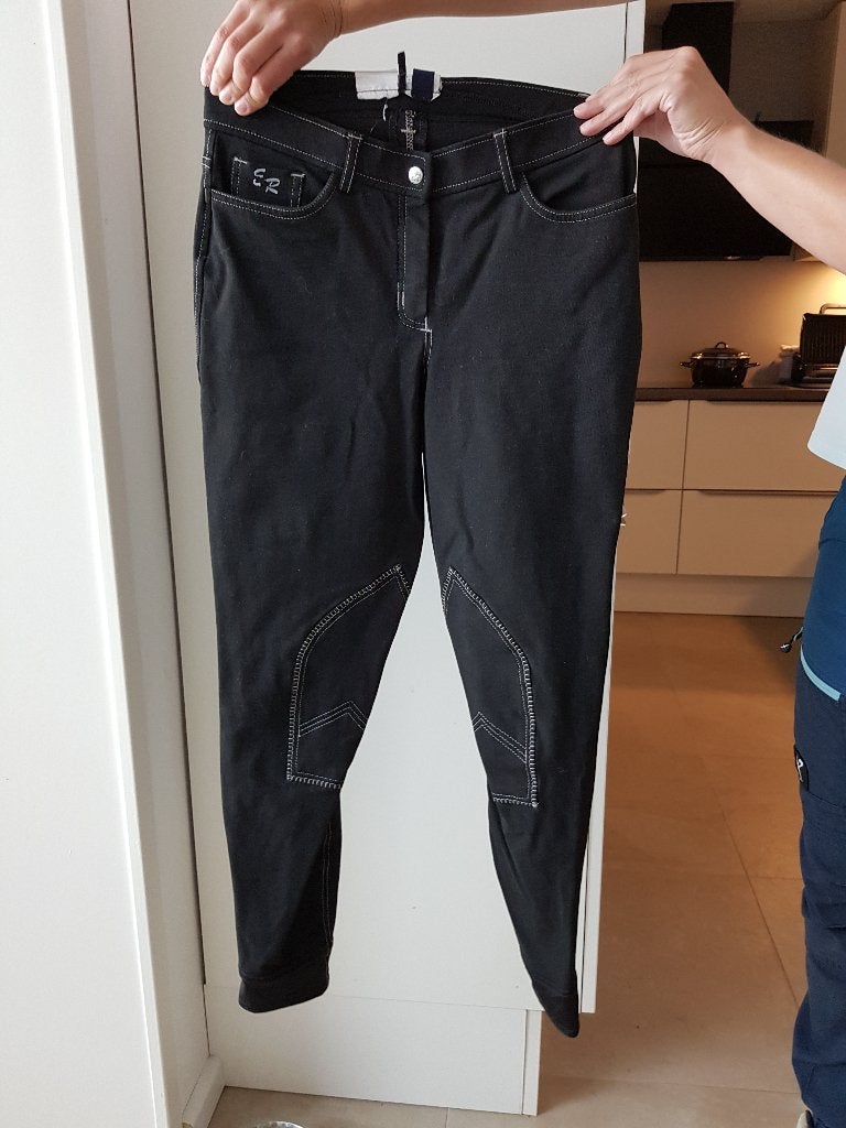 Rijbroek Easyrider zwart lengtemaat 42, Ritssluiting, Dressuur, Overige merken, Ophalen of Verzenden