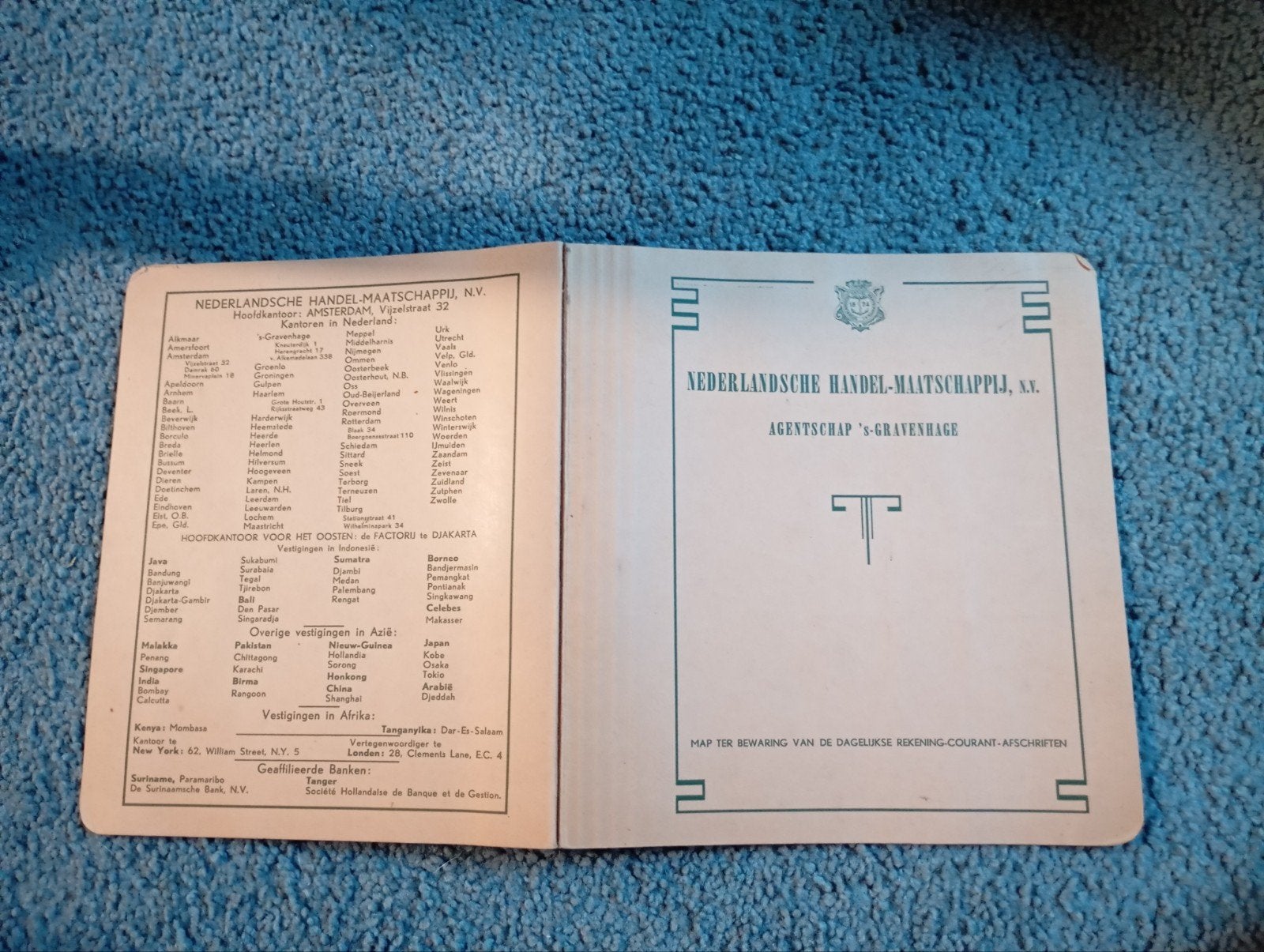 Vintage Ned Handelsmij Agentschap s'Gravenhage, Ophalen of Verzenden, Overige typen